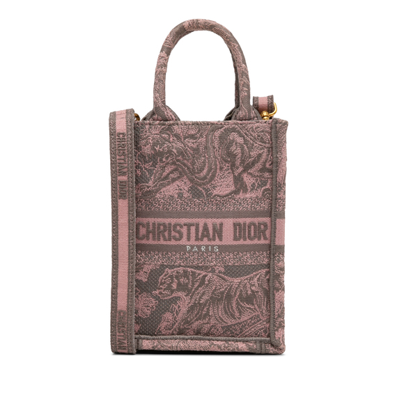 Pre-Loved Dior Mini Toile de Jouy Vertical Book Tote - Picture 1 of 11